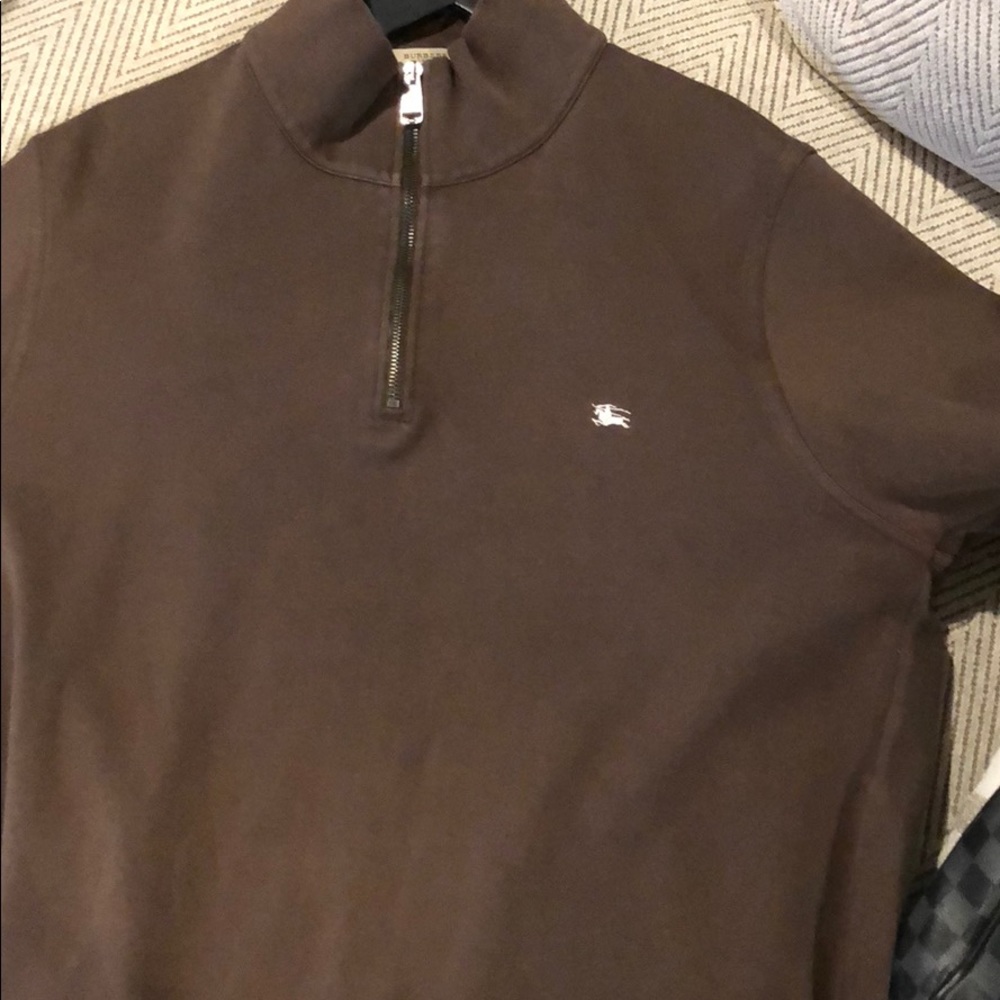 Men’s Burberry quarter zip